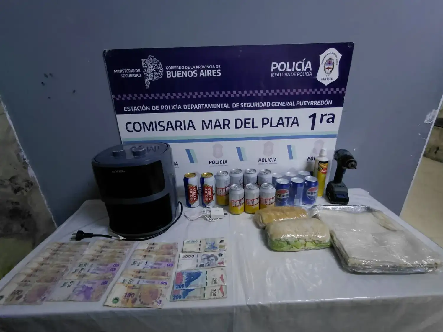 Aprehendieron a un hombre dentro de un inmueble abandonado