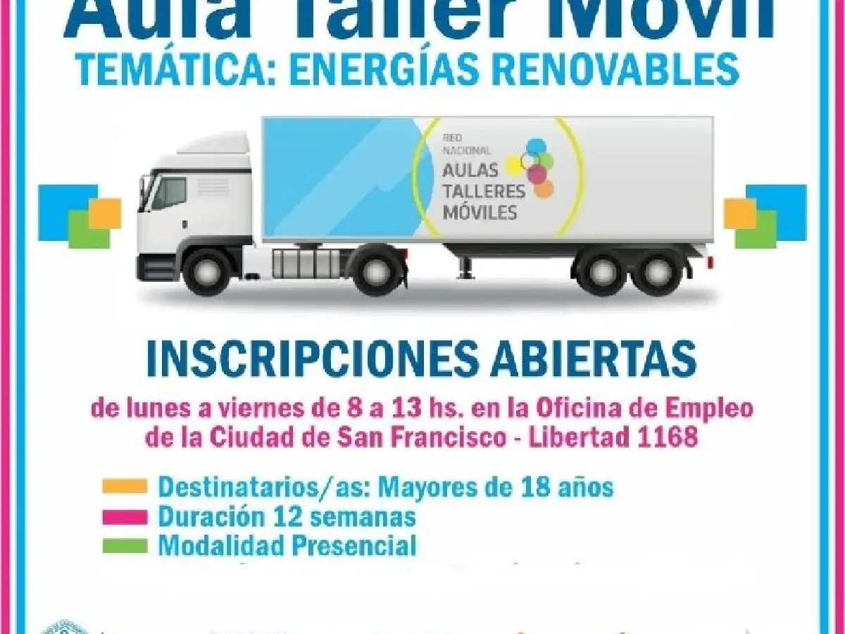Siguen abiertas las inscripciones para capacitarse en Energías Renovables