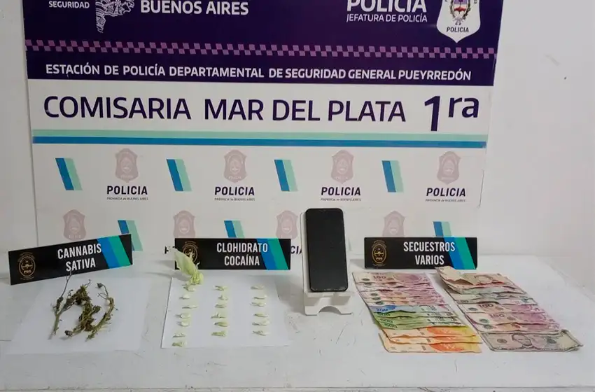 Persecución en pleno centro: atraparon a un "dealer"