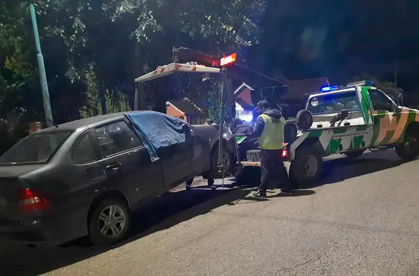Hospitalizado por politraumatismos luego de un choque en Parque Luro