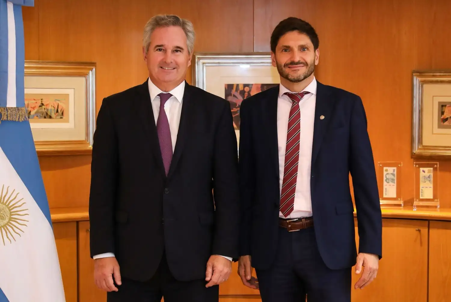 Pullaro presentó un informe técnico ante Cancillería para defender el biodiésel santafesino. Foto: GSF