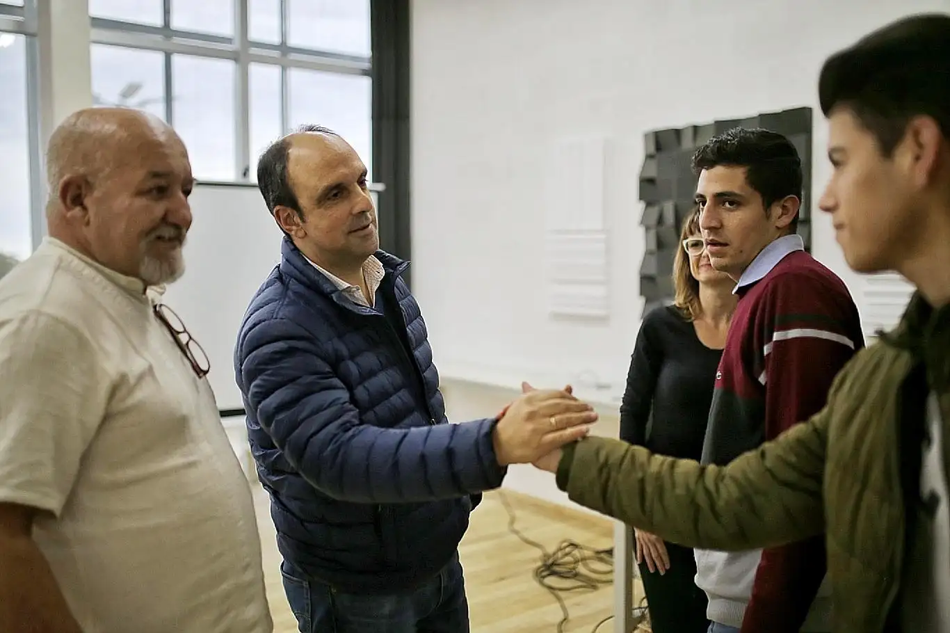 José Corral se reunió con los ganadores de Sonidos Santafesinos