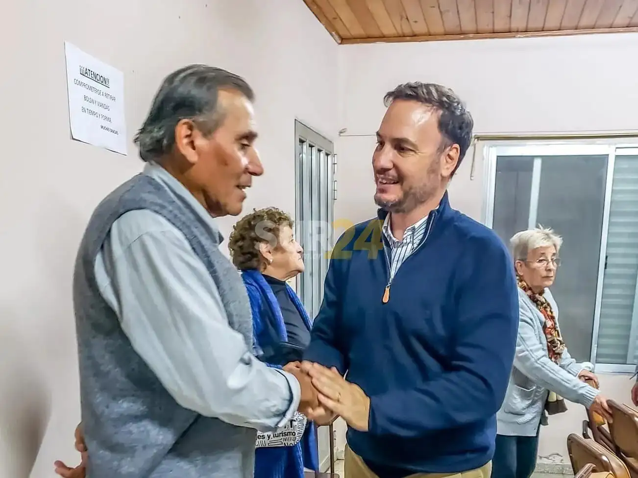 El senador Enrico visitó Santa Isabel en amplia recorrida por diversas instituciones