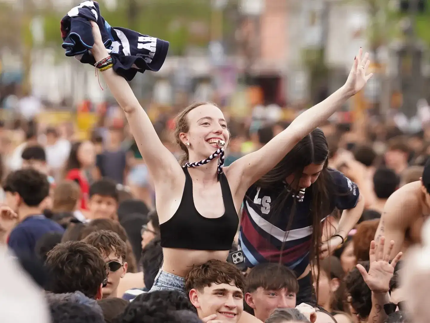 Los estudiantes se adueñaron del centro de la ciudad