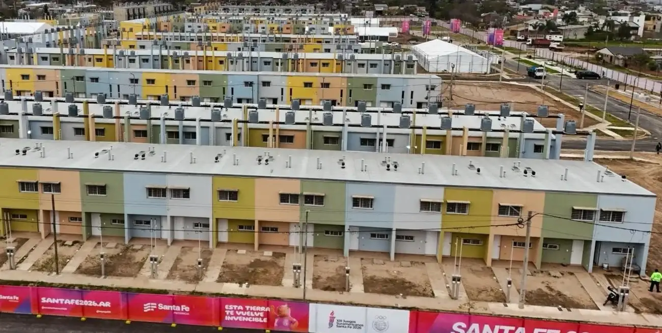 La Villa Suramericana de Santa Fe será inaugurada este miércoles en el barrio Esmeralda Este II. Foto: Fernando Nicola