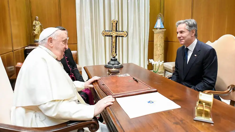 El objetivo de la visita “era despedirse del Papa”.