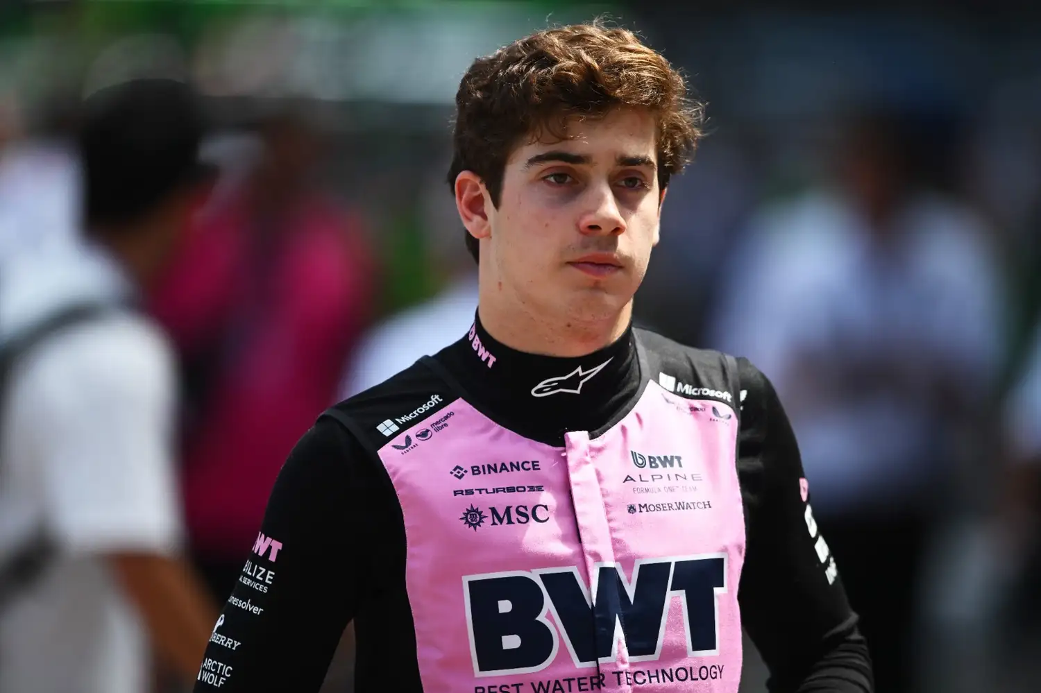 Colapinto no pudo salir de boxes en Silverstone