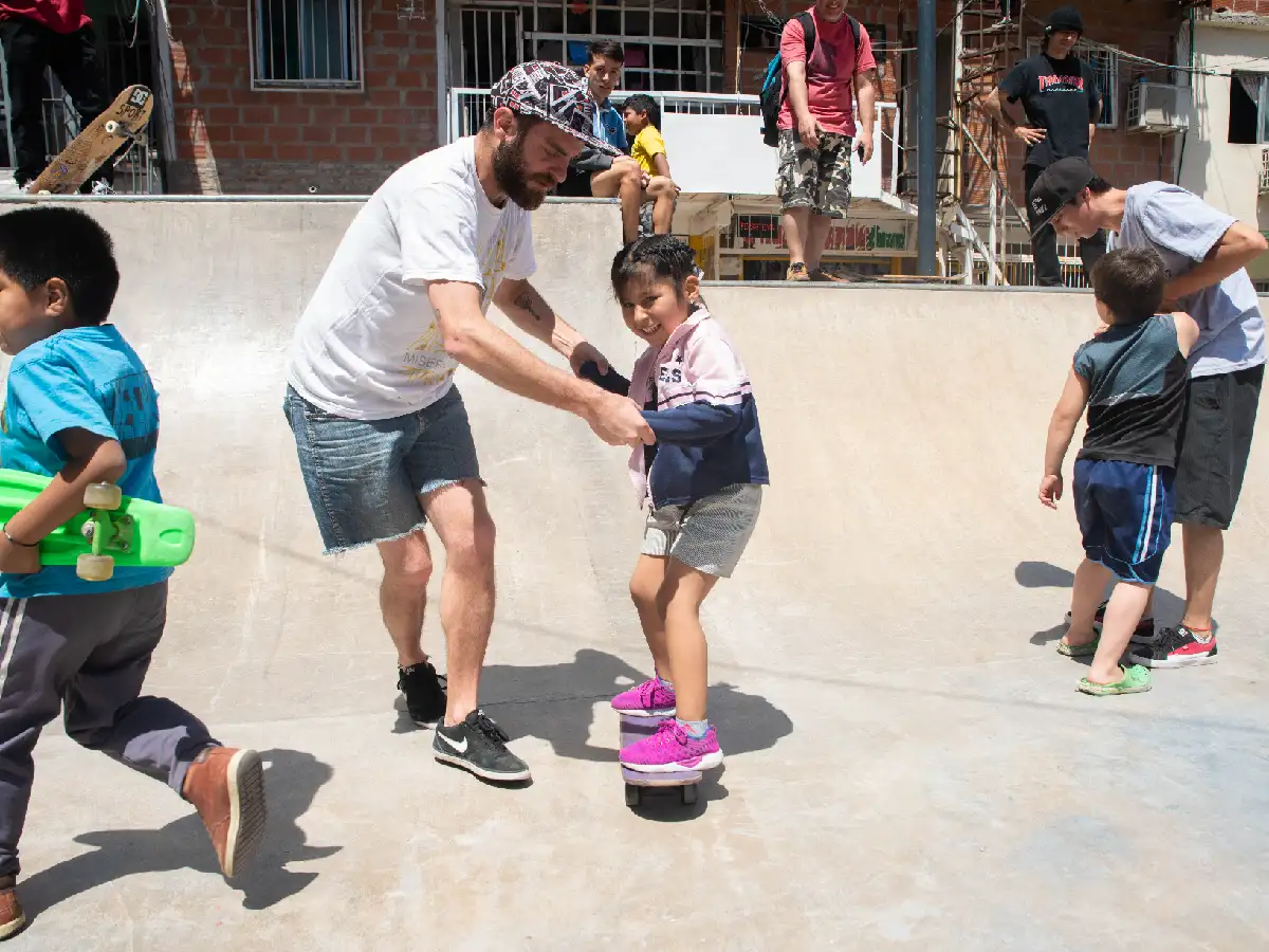 El “Angel de la patineta” 