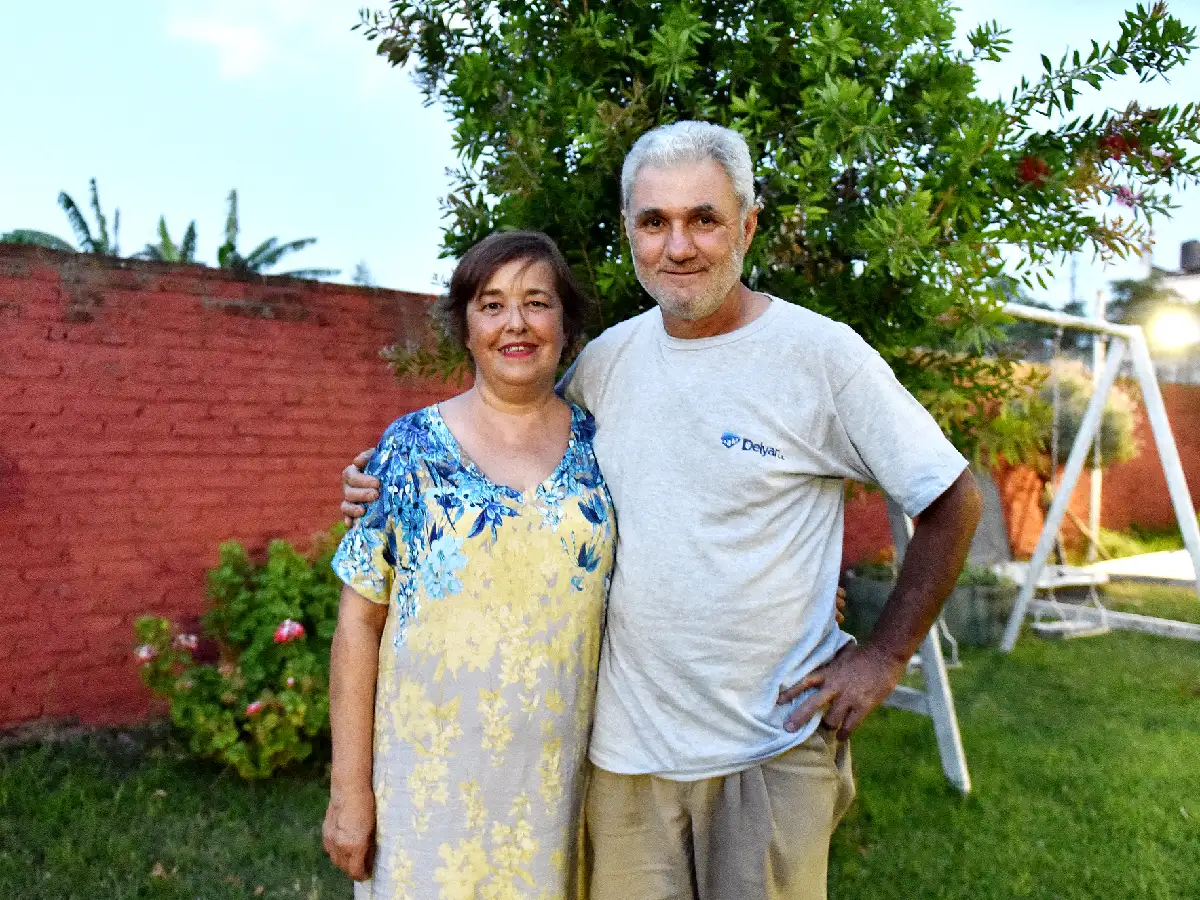 Un gran regalo de Navidad:  su esposo le donó un riñón 