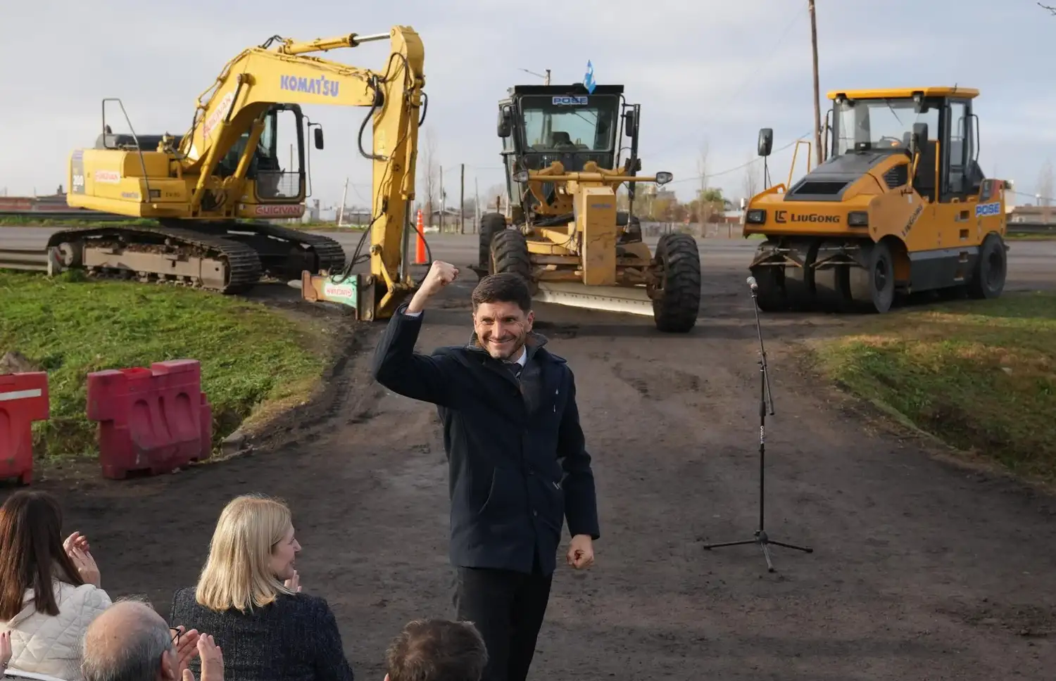 Pullaro manifestó su satisfacción por el inicio de obras.
