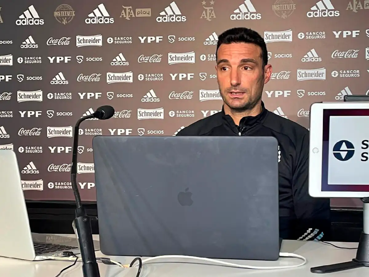 Scaloni confirmó el equipo para enfrentar a Chile