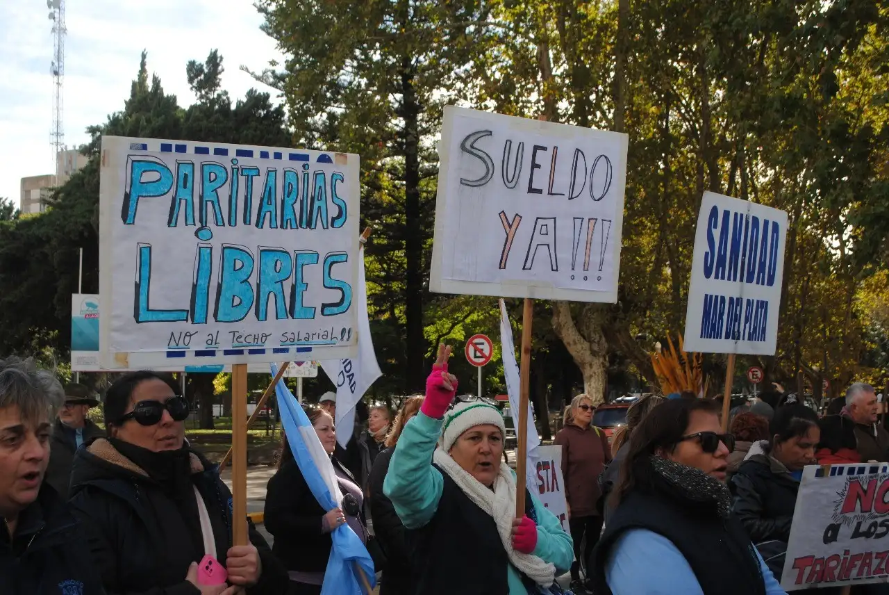 Alrededor de 3000 personas participaron de la concentración en el centro marplatense.