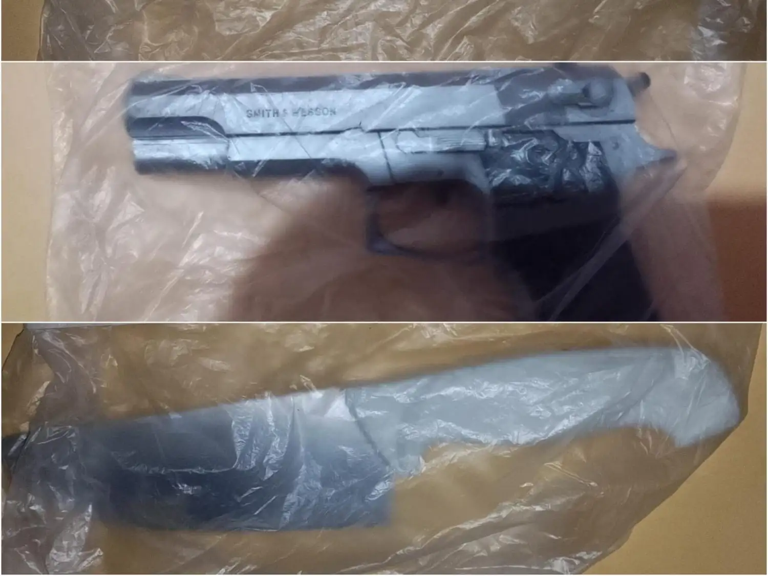 Una cuchilla y un arma de fuego secuestraron los agentes policiales.
