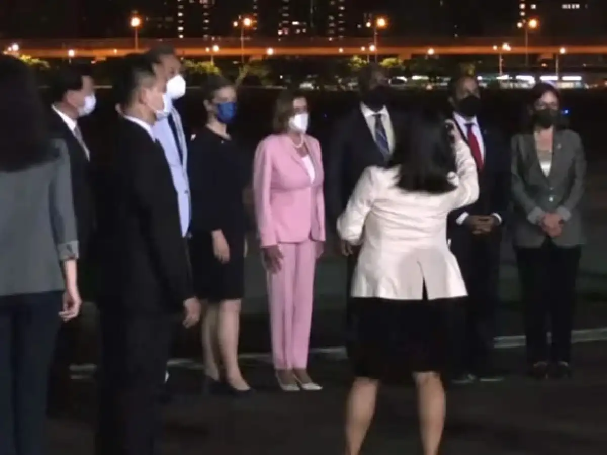 Nancy Pelosi arribó a Taiwán en medio de la tensión creciente entre EEUU y China