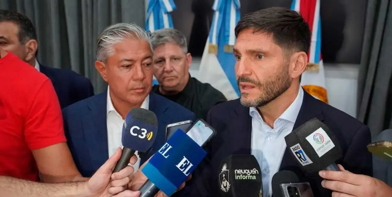 Pullaro firmó un histórico convenio con Neuquén. El Litoral estuvo presente. Foto: Fernando Nicola
