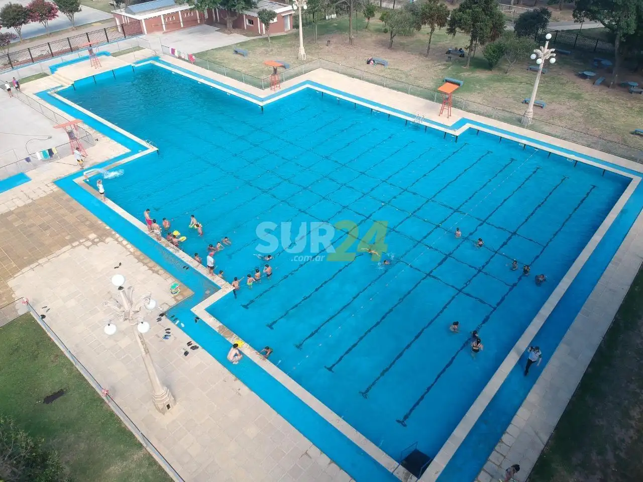 Acondicionan Parque Municipal y natatorio para la próxima temporada de verano