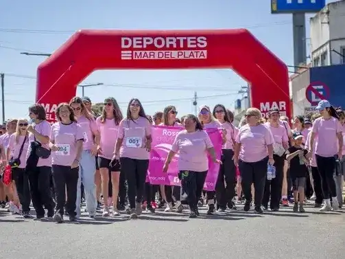 La caminata se realizará el domingo 25 de octubre en Batán, con el objetivo de promover la prevención y la detección temprana del cáncer de mama.