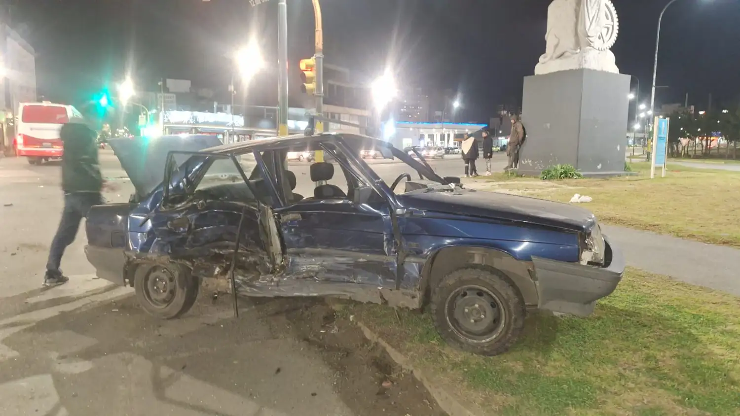 choque en el puerto