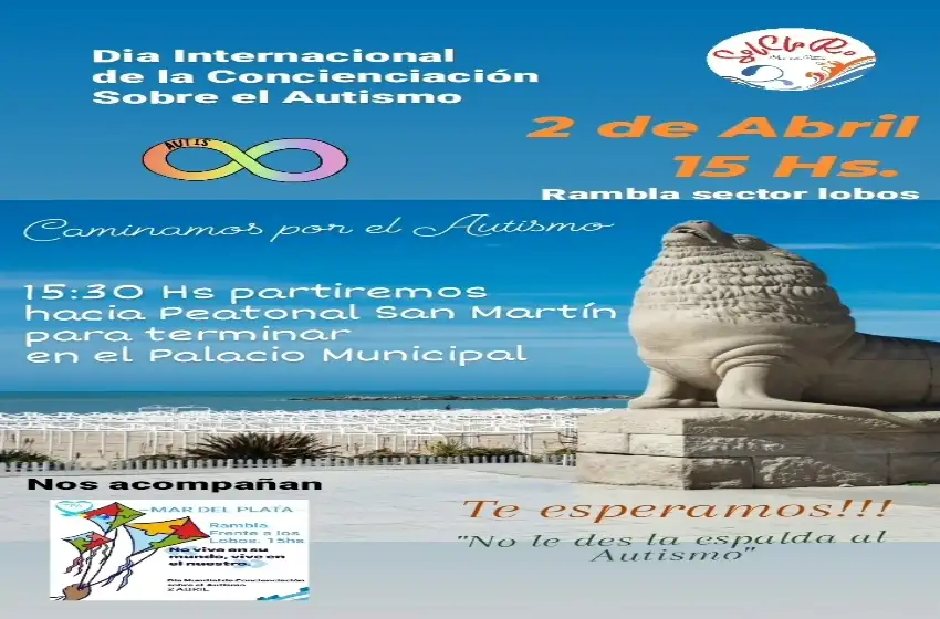 Día Internacional de la concientización sobre el autismo: convocan a una caminata en Mar del Plata