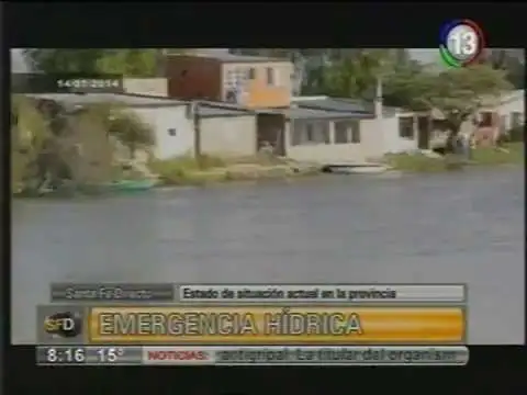 El pico del río Paraná ya llegó a nuestra zona