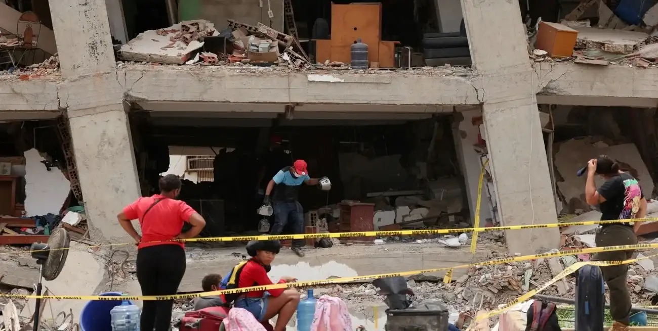 Trabajos en La Guaira, este 9 de julio. Reuters.