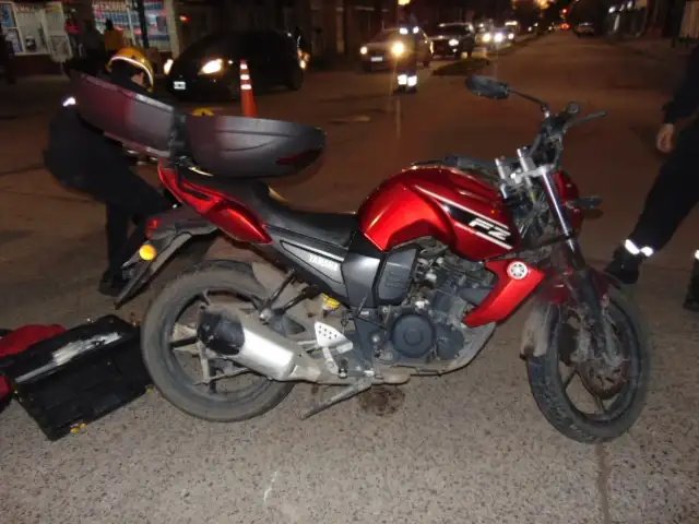 Choque entre motociclista y peatón deja un hombre hospitalizado