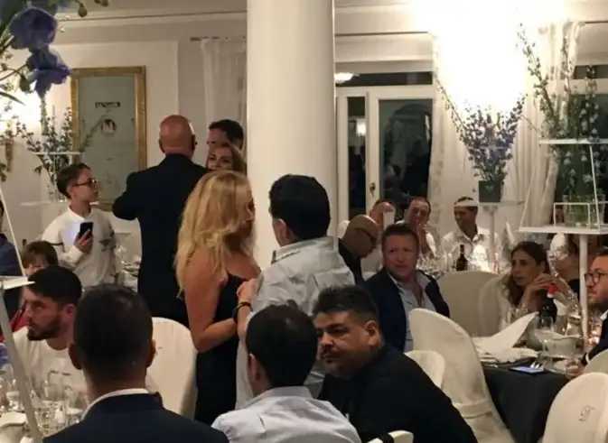 El sorpresivo reencuentro entre Diego Maradona y Cristiana Sinagra