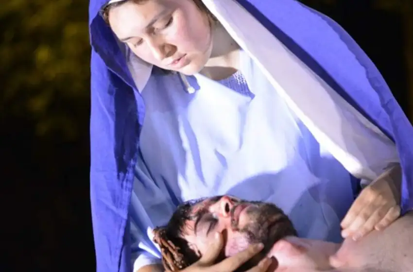 Semana Santa: se realiza el tradicional Vía Crucis por el centro de Mar del Plata
