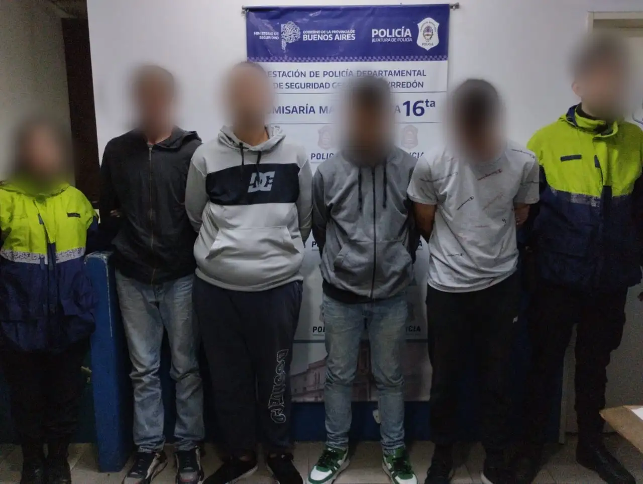 Los malvivientes fueron atrapados