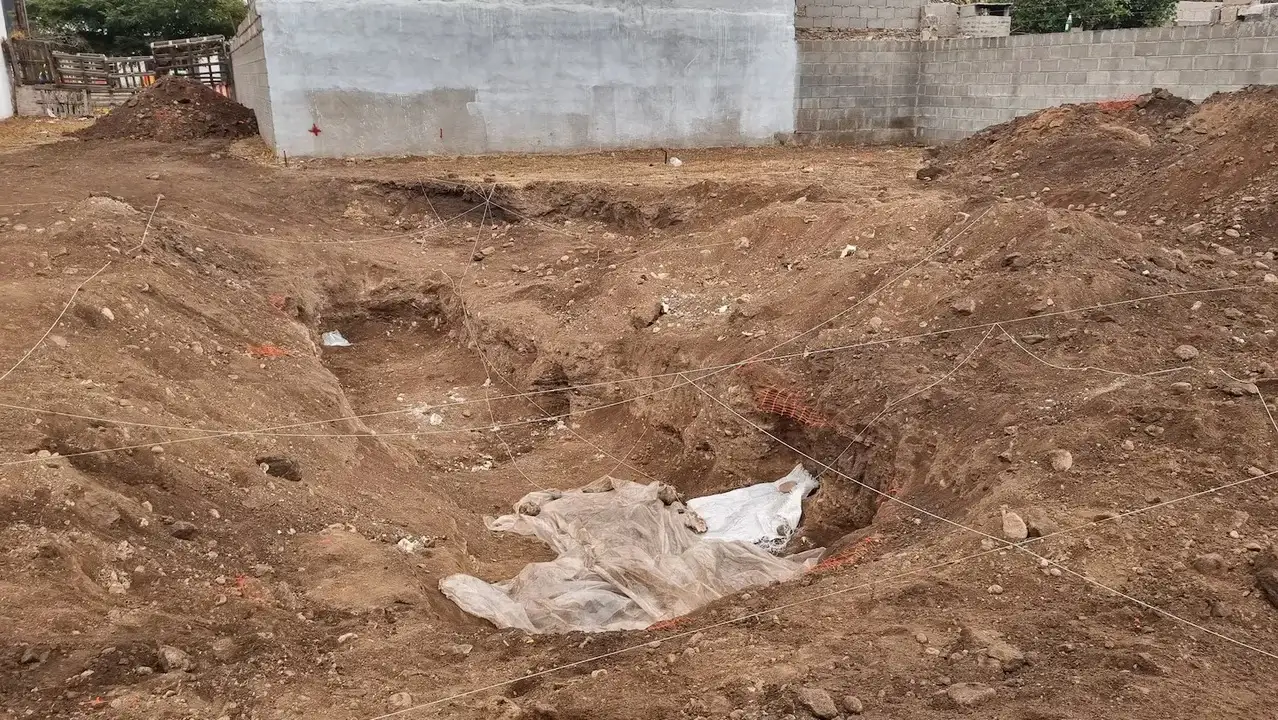 El descampado donde aparecieron los restos óseos