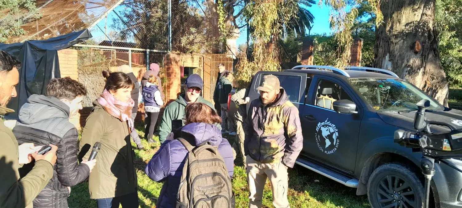 Eran las últimas especies que quedaban en el predio donde funcionaba el zoológico.