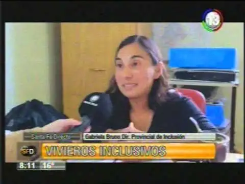 Viveros inclusivos: un lugar de contención y formación laboral