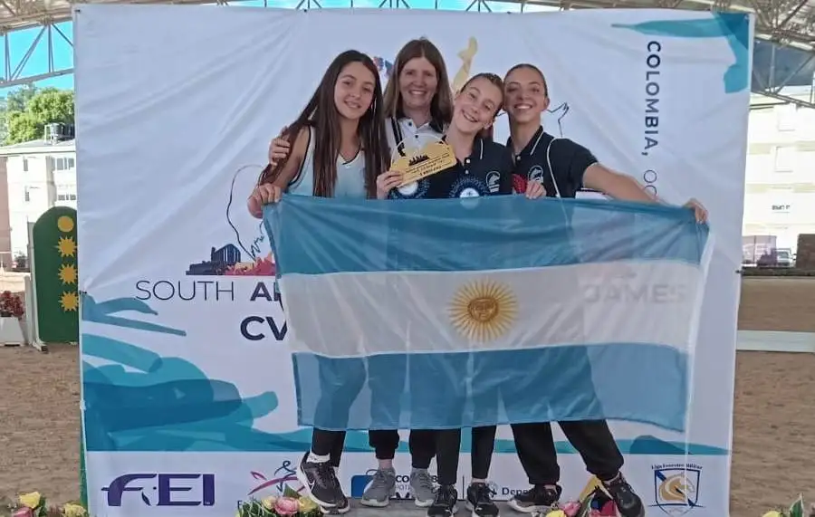 Representación marplatense en el Sudamericano de Volteo.