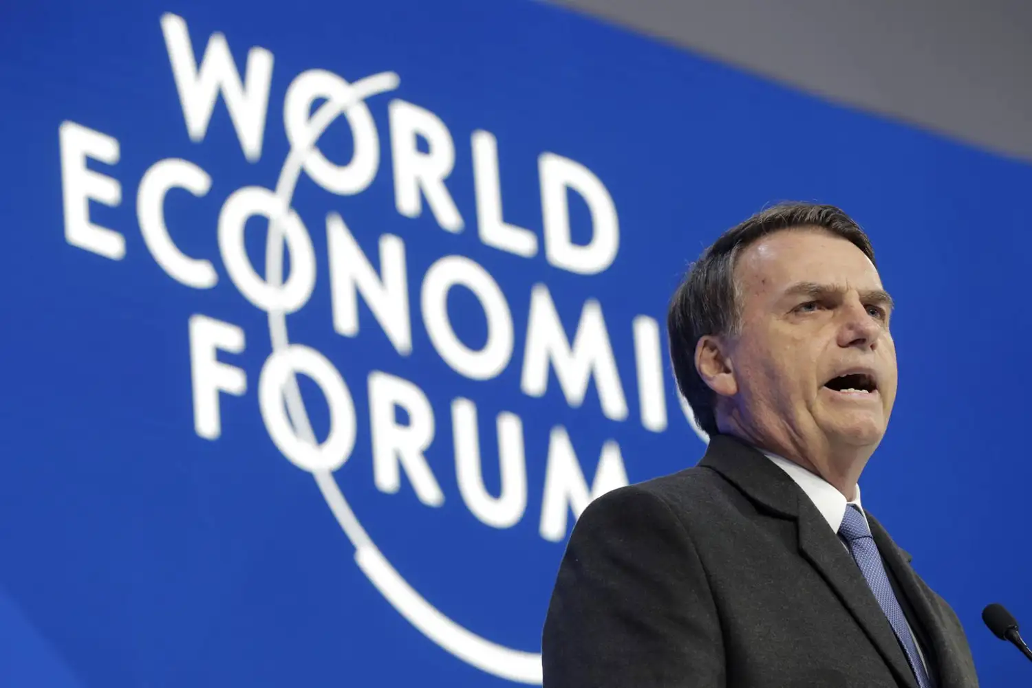 Bolsonaro presenta en Davos el “nuevo Brasil”