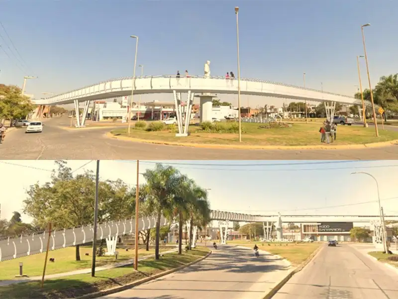 Así será la bicisenda en altura y senda peatonal anunciada por Damián Bernarte.