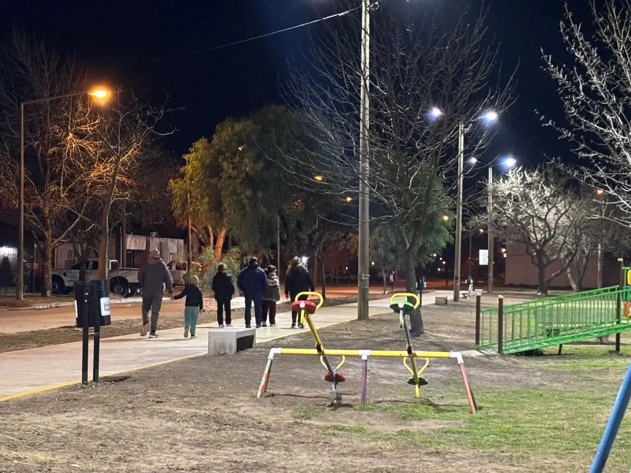 Plaza del Docente, uno de los espacios intervenidos este año. Foto: MVT.