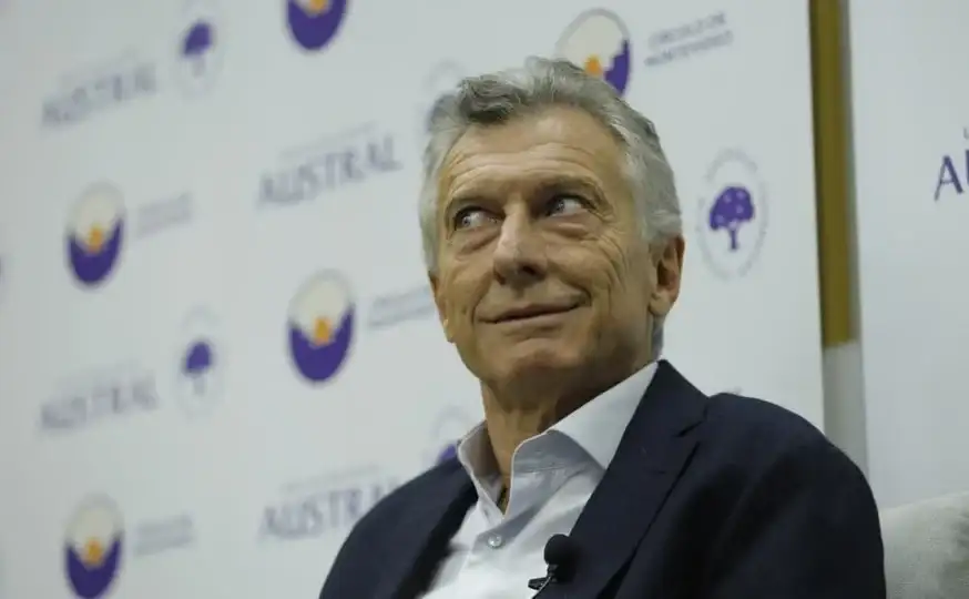 Macri participó de una charla en la Universidad Austral, en la Ciudad de Buenos Aires.