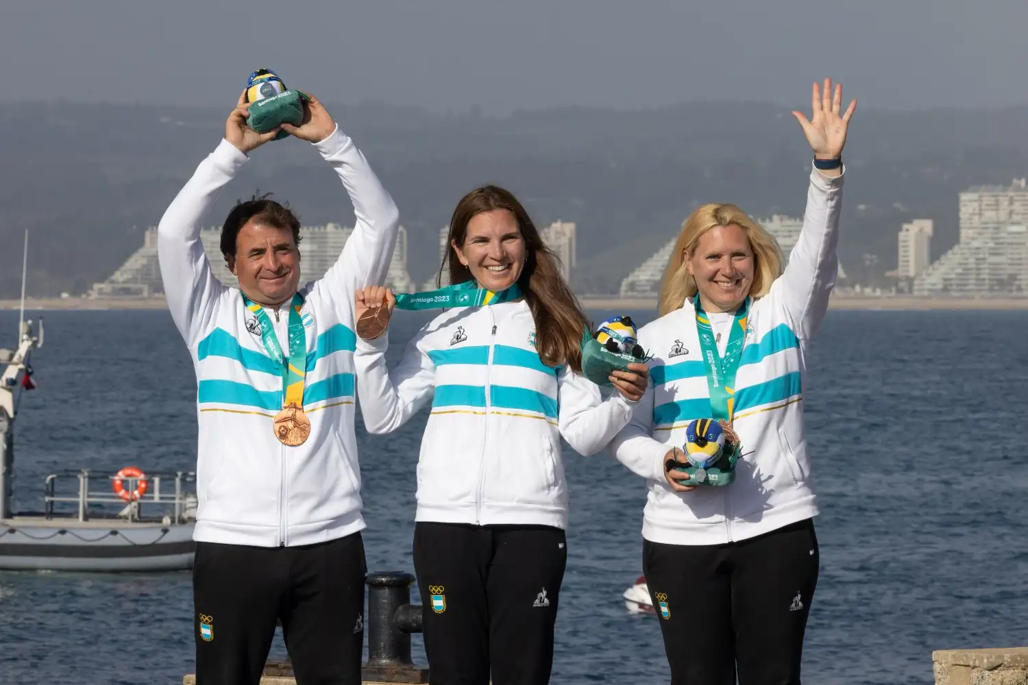 Las hermanas Silva se subieron al podio