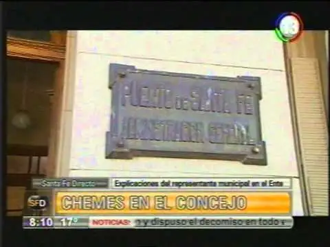 Chemes concurrió al Concejo para dar explicaciones sobre el Puerto