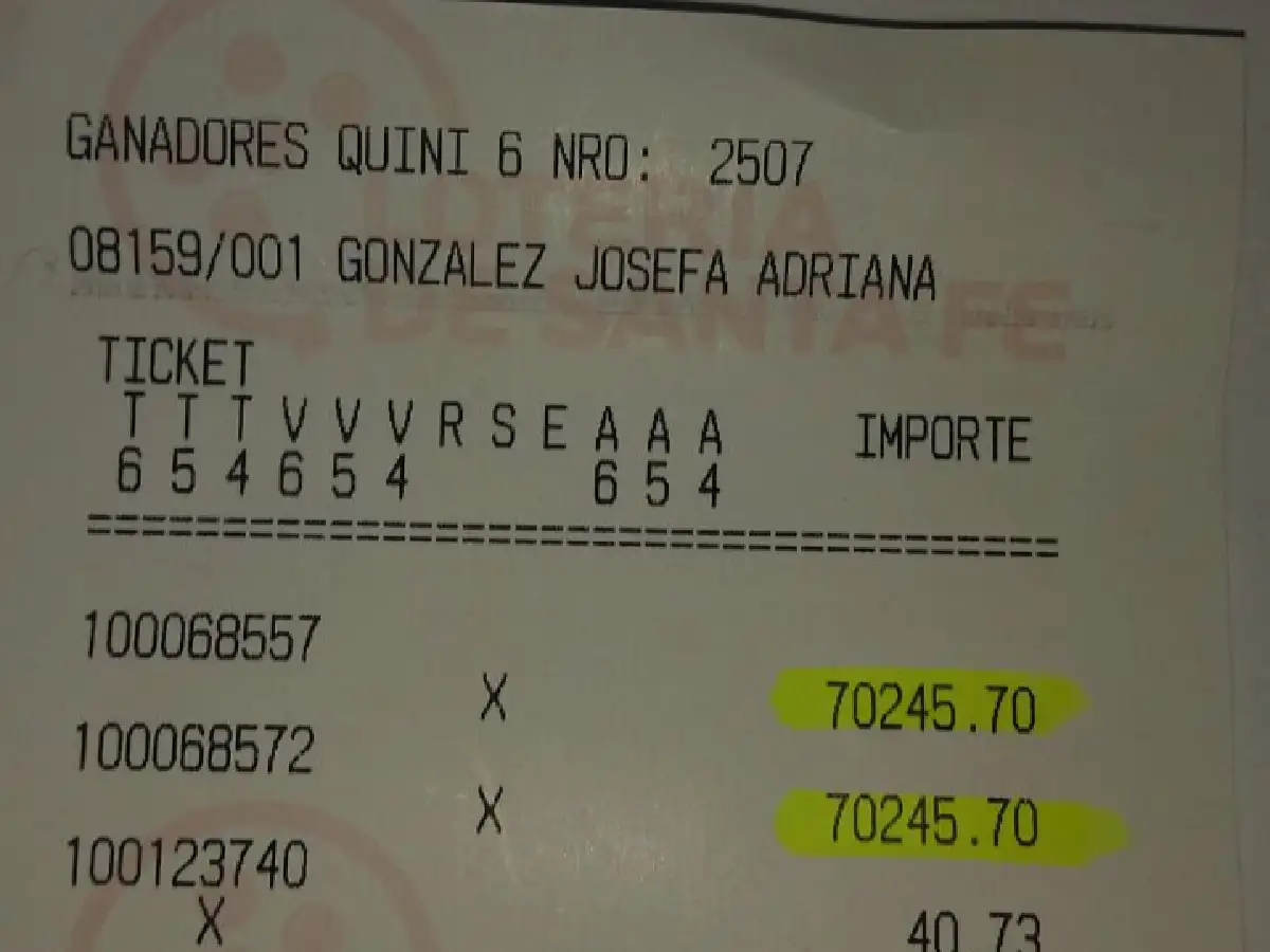 Agencia de Frontera busca a ganador del "Quini 6- Siempre sale"