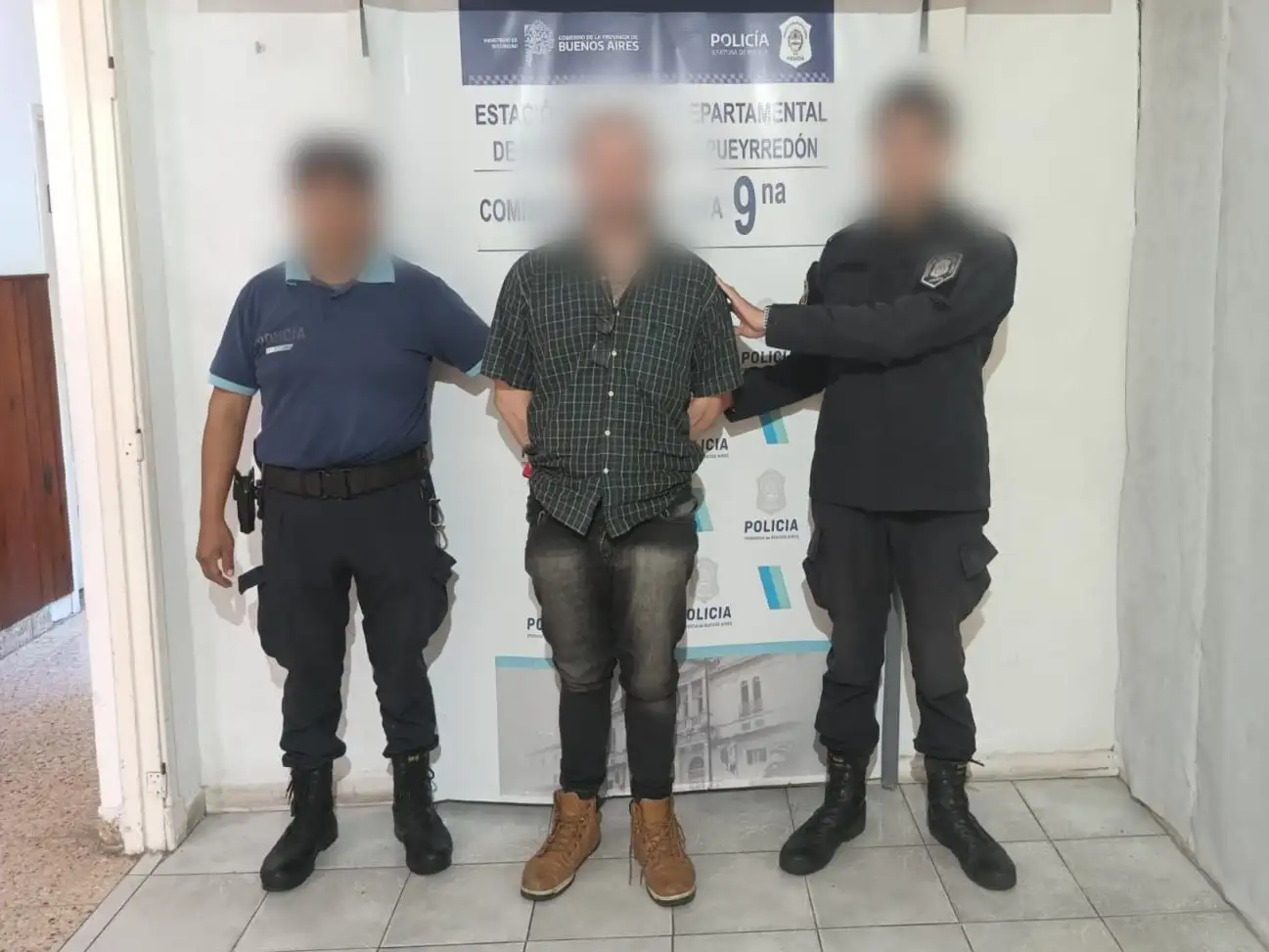 El detenido le sumó un nuevo dato a su extenso prontuario.