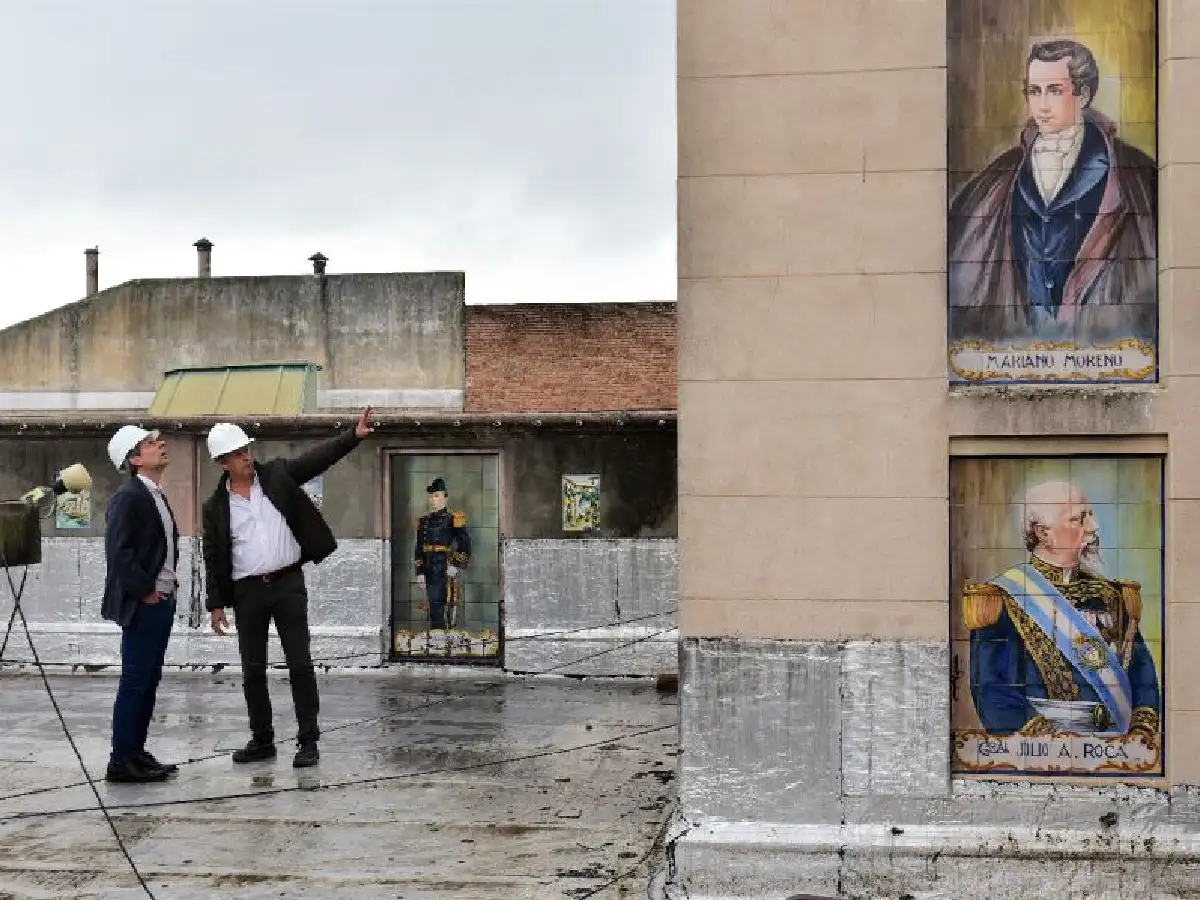 Comenzó la segunda etapa de la restauración del Palacio Tampieri