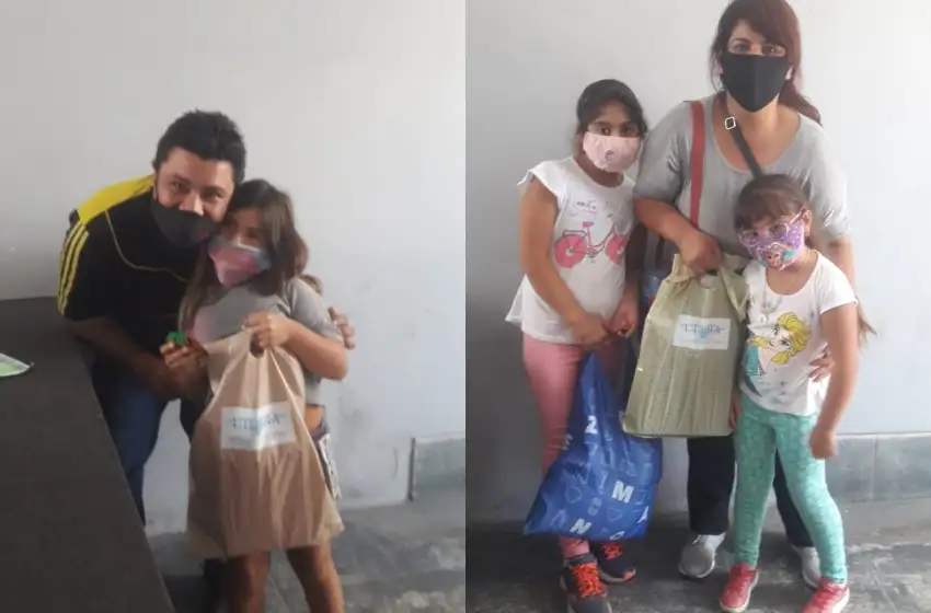 Más de 1700 familias gastronómicas recibieron kits escolares tras una dura temporada