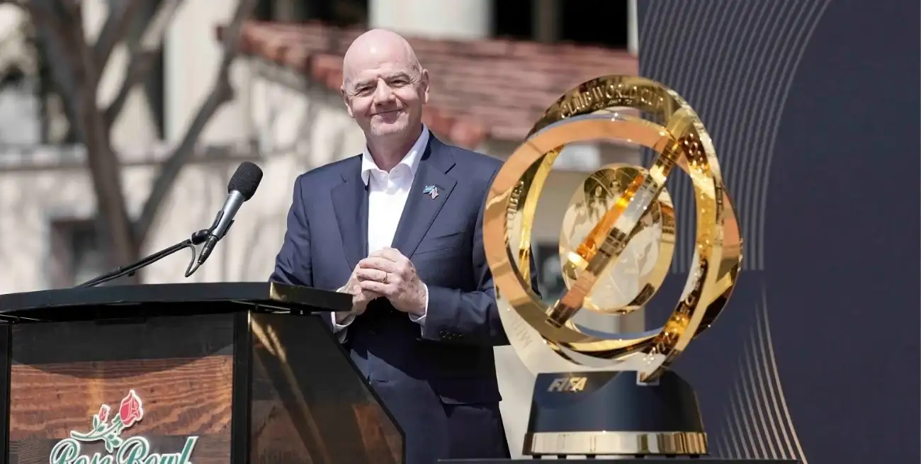 Infantino y su estrategia mundialista. Foto: Gentileza