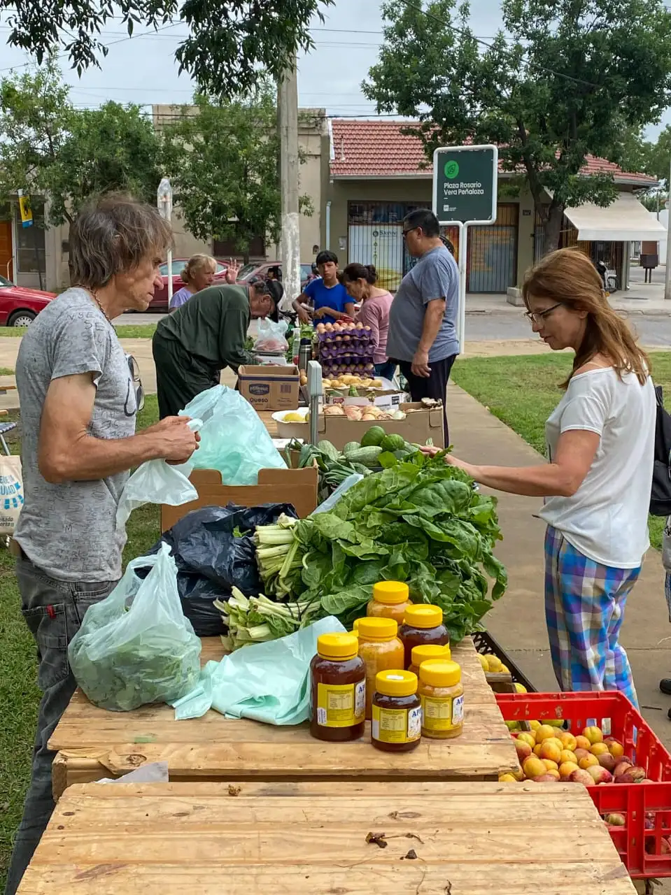 “Huerteros en tu Barrio” abre el 2024 en la plaza Vera Peñaloza