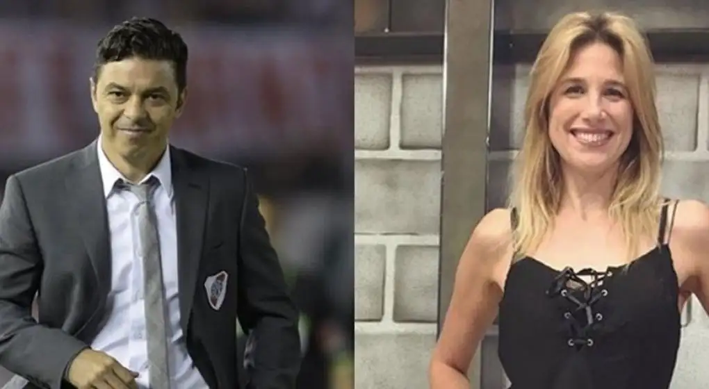 Marcelo Gallardo, en pareja con Alina Moine