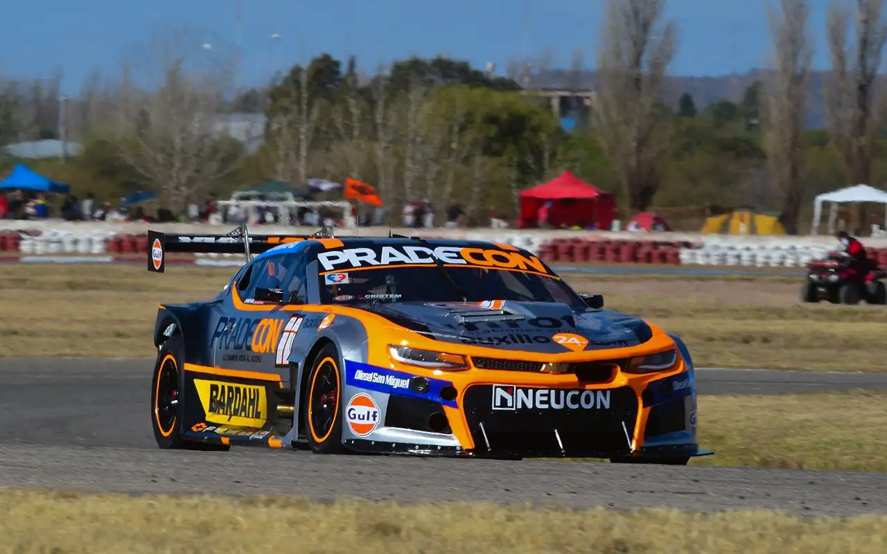 El auto de Christian Ledesma en San Luis.
