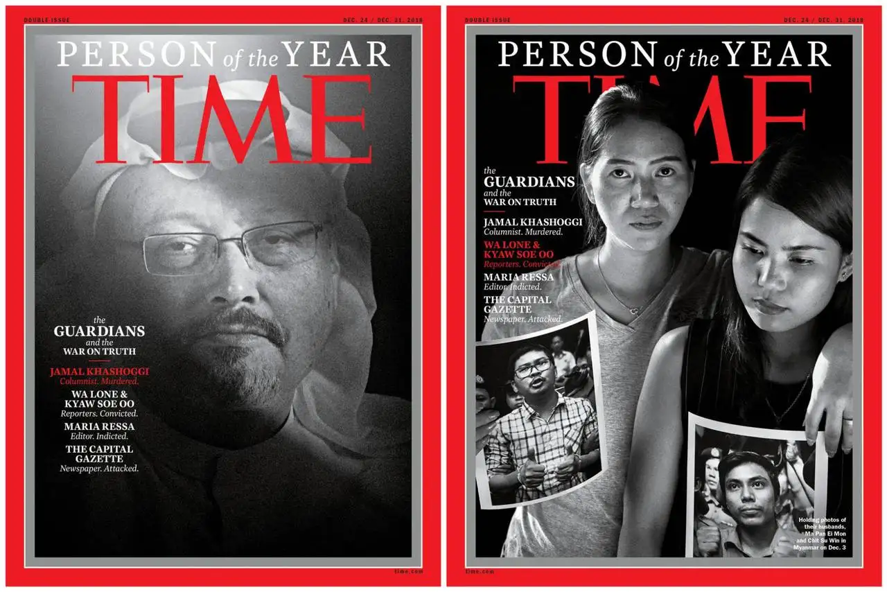 El periodista Khashoggi, persona del año para Time