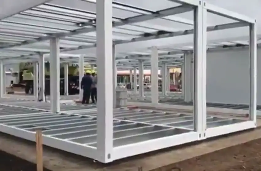 Video: avanza en Mar del Plata la construcción del Centro Modular Sanitario