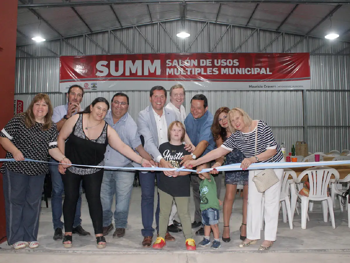 Arroyito: se inauguró un salón municipal en el Paraje la Curva